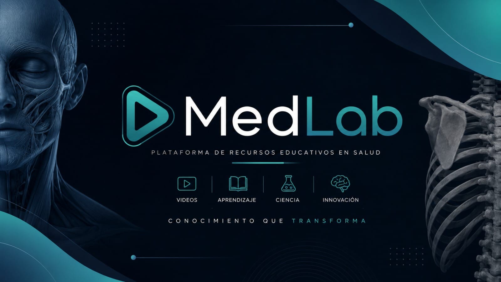 Plataforma educativa MedLabClass enfocada en anatomía humana